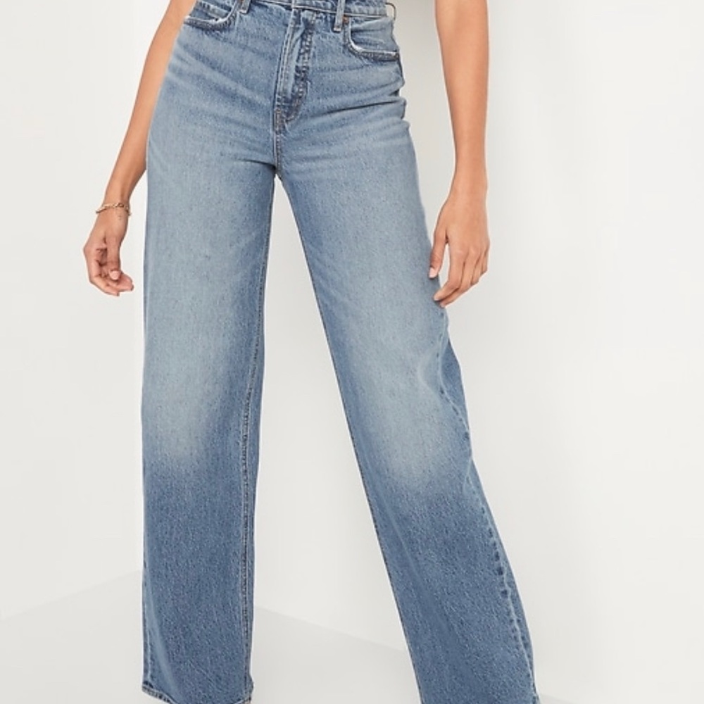 Old Navy wide-leg denim jeans